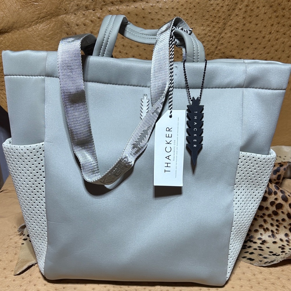 Thacker Light Gray Women's Tote Bag
